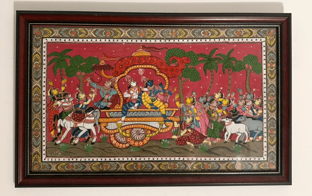 Multicolor pattachitra