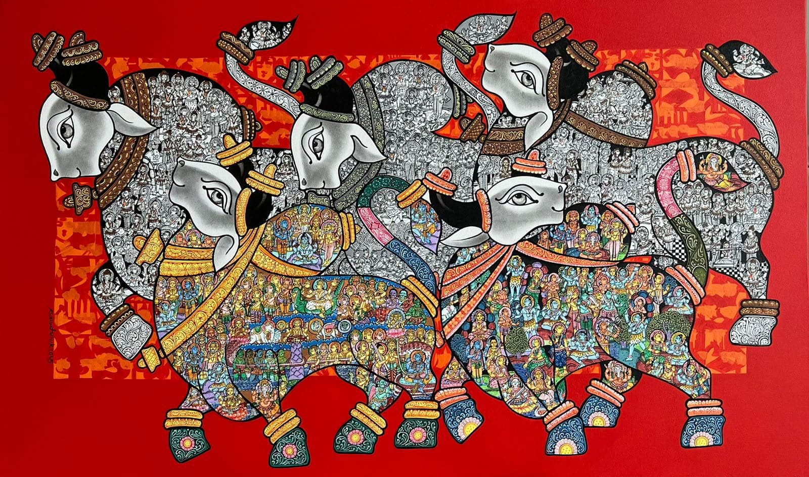 Colorful Pattachitra